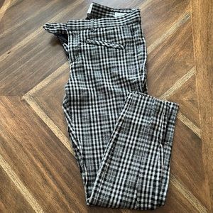 Plaid skinny Ankle dress pant 6